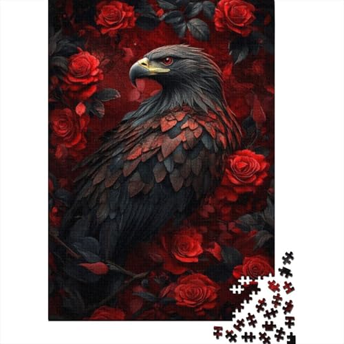 1000-teilige Holzpuzzles Für Erwachsene Eagle Puzzles 1000 Teile Stressabbauende Puzzles 1000pcs (75x50cm) von KHHKJBVCE