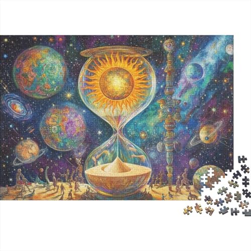 1000-teilige Holzpuzzles Für Erwachsene Hourglass of Time 1000-teiliges Puzzle, Komplexe Puzzles Für Erwachsene 1000pcs (75x50cm) von KHHKJBVCE