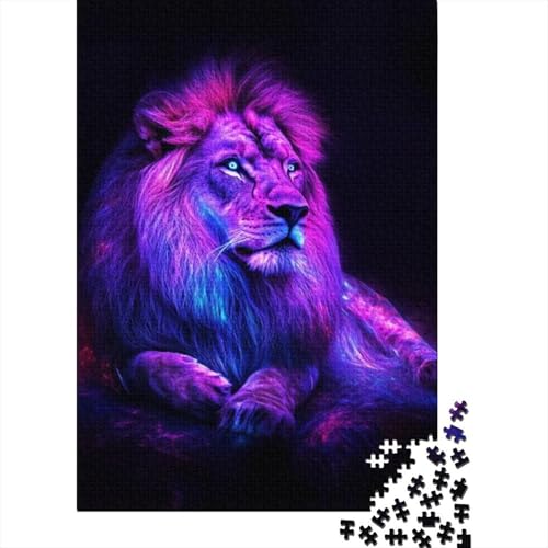 1000-teilige Holzpuzzles Für Erwachsene Lion 1000-teiliges Puzzle, Komplexe Puzzles Für Erwachsene 1000pcs (75x50cm) von KHHKJBVCE