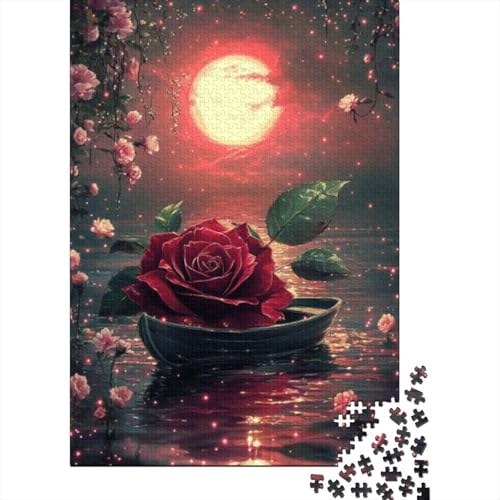 1000-teilige Holzpuzzles Für Erwachsene Rose Boat 1000-teilige Puzzles, Lernspiele Für Erwachsene 1000pcs (75x50cm) von KHHKJBVCE