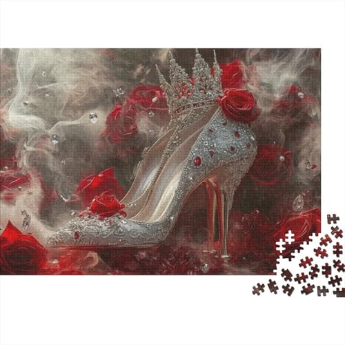 1000-teilige Holzpuzzles Für Erwachsene Rose High Heels 1000-teilige Puzzles, Lernspiele Für Erwachsene 1000pcs (75x50cm) von KHHKJBVCE