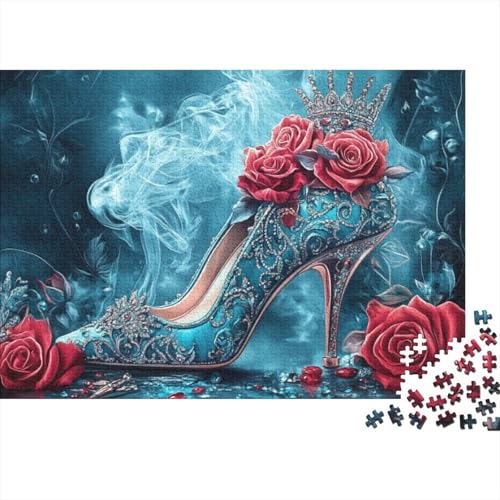 1000-teilige Holzpuzzles Für Erwachsene Rose High Heels Puzzles 1000 Teile Puzzle 1000pcs (75x50cm) von KHHKJBVCE