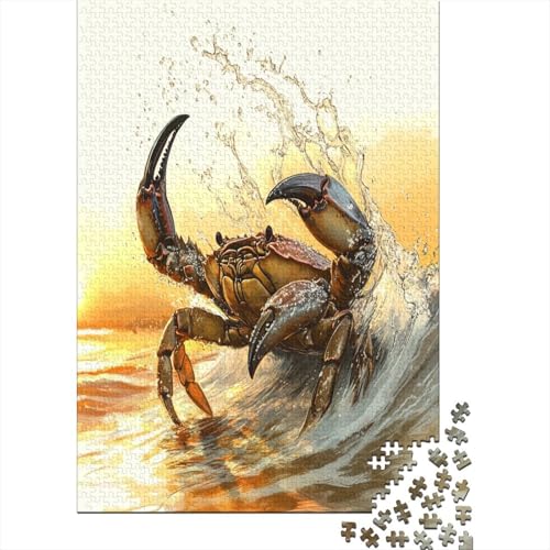 1000-teilige Puzzles Für Erwachsene Crab 1000 Teile Puzzle Familienpuzzle Spielzeug Puzzles 1000pcs (75x50cm) von KHHKJBVCE