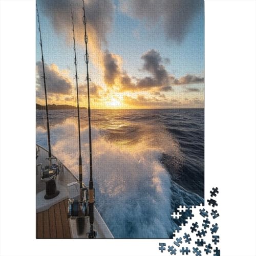 1000-teilige Puzzles Für Erwachsene Fishing Theme 1000-teiliges Puzzle, Herausfordernde Puzzles Für Erwachsene 1000pcs (75x50cm) von KHHKJBVCE