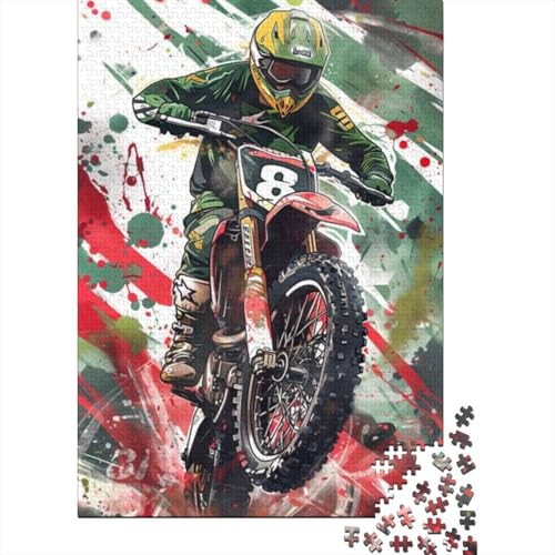 1000-teilige Puzzles Für Erwachsene Motocross 1000 Teile Puzzle Familienpuzzle Spielzeug Puzzles 1000pcs (75x50cm) von KHHKJBVCE