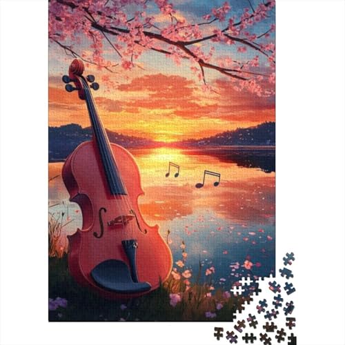 1000-teilige Puzzles Für Erwachsene Violin 1000 Teile Puzzle Familienpuzzle Spielzeug Puzzles 1000pcs (75x50cm) von KHHKJBVCE