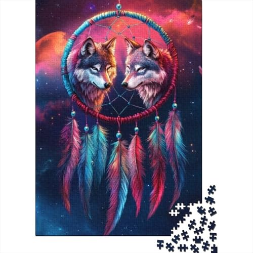 1000-teilige Puzzles Für Erwachsene Wolf 1000 Teile Puzzle Familienpuzzle Spielzeug Puzzles 1000pcs (75x50cm) von KHHKJBVCE