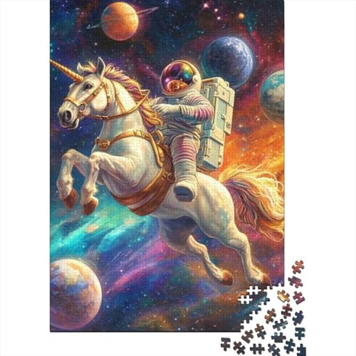 300-teilige Holzpuzzles Für Erwachsene Astronaut 300-teilige Puzzles, Lernspiele Für Erwachsene 300pcs (40x28cm) von KHHKJBVCE