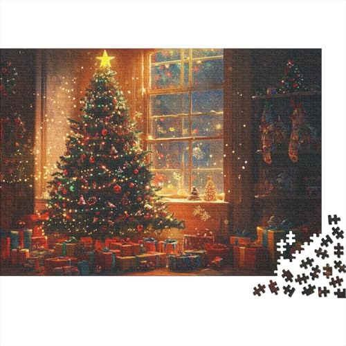 300-teilige Holzpuzzles Für Erwachsene Christmas Tree 300-teiliges Puzzle, Komplexe Puzzles Für Erwachsene 300pcs (40x28cm) von KHHKJBVCE