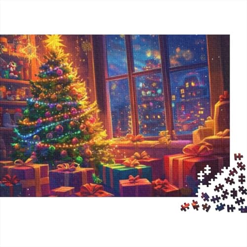 300-teilige Holzpuzzles Für Erwachsene Christmas Trees Puzzle Mit 300 Teilen, Herausfordernde Puzzles Für Erwachsene 300pcs (40x28cm) von KHHKJBVCE