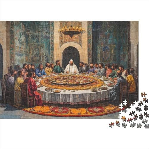 300-teilige Holzpuzzles Für Erwachsene Church Fresco 300-teiliges Puzzle, Komplexe Puzzles Für Erwachsene 300pcs (40x28cm) von KHHKJBVCE