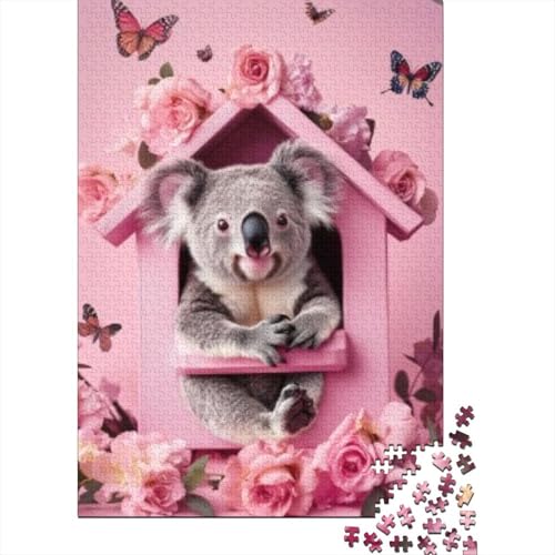 300-teilige Holzpuzzles Für Erwachsene Cute Koala 300-teilige Puzzles, Lernspiele Für Erwachsene 300pcs (40x28cm) von KHHKJBVCE