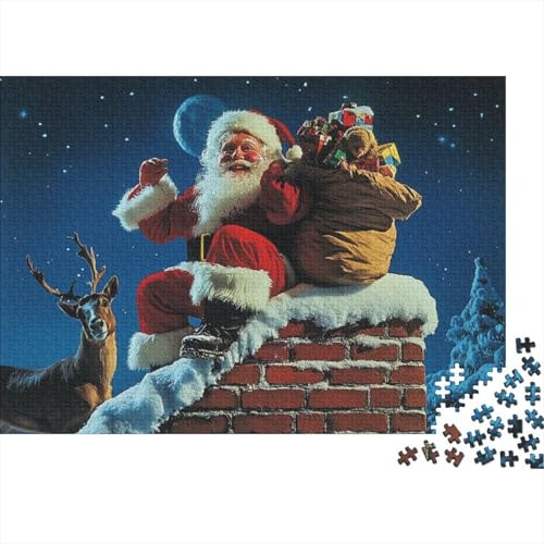 300-teilige Holzpuzzles Für Erwachsene Father Christmas 300-teilige Puzzles, Lernspiele Für Erwachsene 300pcs (40x28cm) von KHHKJBVCE