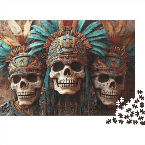 300-teilige Holzpuzzles Für Erwachsene Gothic Skeleton 300-teilige Puzzles, Lernspiele Für Erwachsene 300pcs (40x28cm) von KHHKJBVCE