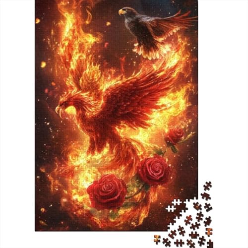 300-teilige Holzpuzzles Für Erwachsene Phoenix 300-teiliges Puzzle, Komplexe Puzzles Für Erwachsene 300pcs (40x28cm) von KHHKJBVCE