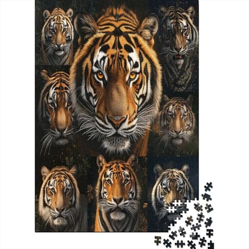 300-teilige Holzpuzzles Für Erwachsene Tiger 300-teilige Puzzles, Lernspiele Für Erwachsene 300pcs (40x28cm) von KHHKJBVCE