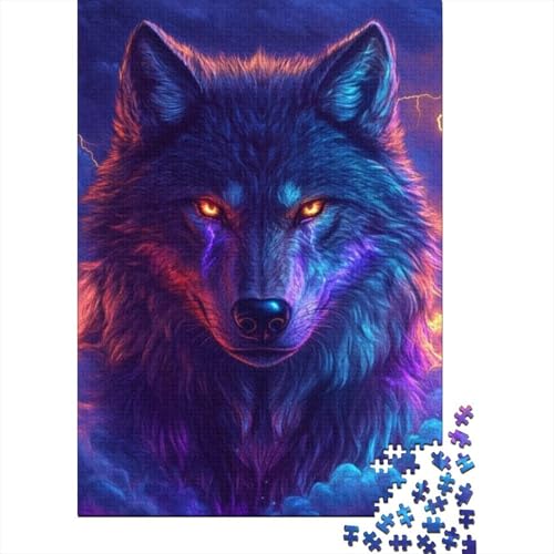 300-teilige Holzpuzzles Für Erwachsene Wolf 300-teilige Puzzles, Lernspiele Für Erwachsene 300pcs (40x28cm) von KHHKJBVCE