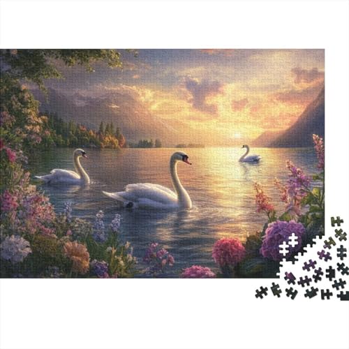 300-teilige Puzzles Für Erwachsene Beautiful Swan 300-teiliges Puzzle Für Erwachsene. 300-teiliges Puzzle 300pcs (40x28cm) von KHHKJBVCE