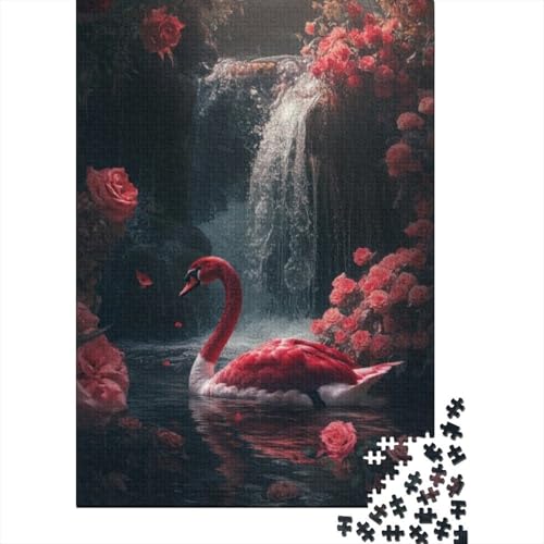 300-teilige Puzzles Für Erwachsene Beautiful Swan Puzzles 300 Teile Stressabbauende Puzzles 300pcs (40x28cm) von KHHKJBVCE