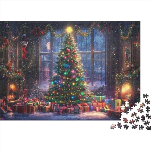 300-teilige Puzzles Für Erwachsene Christmas Tree 300 Teile Puzzle Familienpuzzle Spielzeug Puzzles 300pcs (40x28cm) von KHHKJBVCE