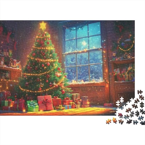 300-teilige Puzzles Für Erwachsene Christmas Trees 300-teiliges Puzzle, Herausfordernde Puzzles Für Erwachsene 300pcs (40x28cm) von KHHKJBVCE