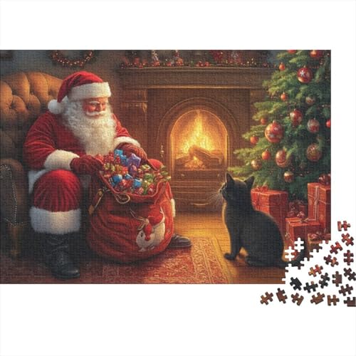 300-teilige Puzzles Für Erwachsene Father Christmas 300 Teile Puzzle Familienpuzzle Spielzeug Puzzles 300pcs (40x28cm) von KHHKJBVCE