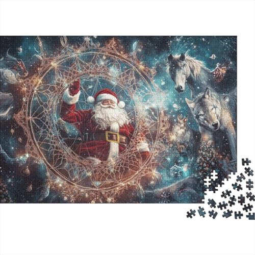 300-teilige Puzzles Für Erwachsene Father Christmas Puzzles 300 Teile Puzzle Für Erwachsene 300pcs (40x28cm) von KHHKJBVCE