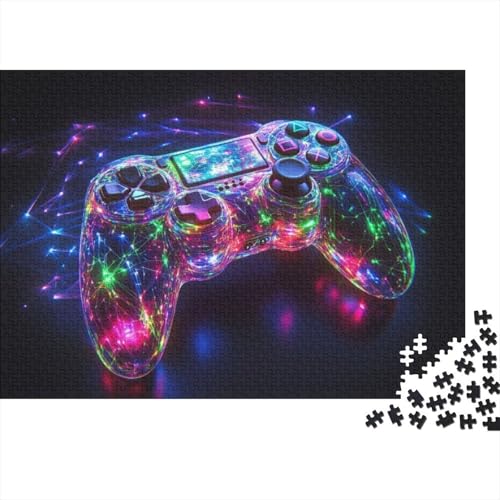 300-teilige Puzzles Für Erwachsene Game Controller Puzzles Mit 300 Teilen, Herausfordernde Puzzles Für Erwachsene 300pcs (40x28cm) von KHHKJBVCE