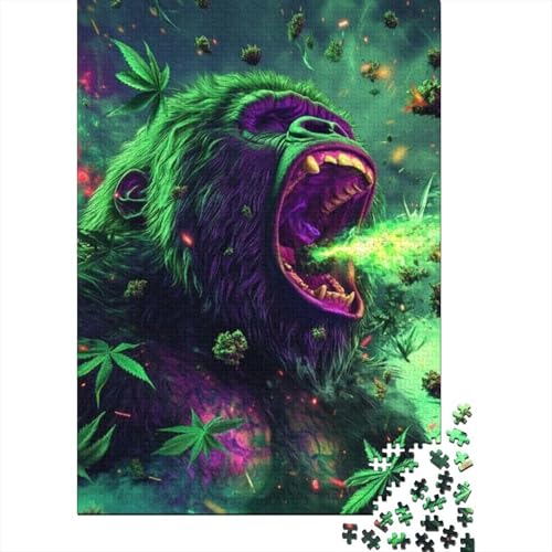 300-teilige Puzzles Für Erwachsene Gorilla Puzzles 300 Teile Puzzle Für Erwachsene 300pcs (40x28cm) von KHHKJBVCE