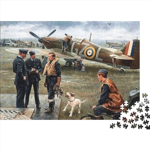 300-teilige Puzzles Für Erwachsene Hurricane Fighter Puzzles 300 Teile Puzzle Für Erwachsene 300pcs (40x28cm) von KHHKJBVCE