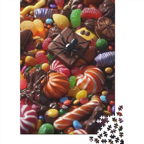 500-teilige Holzpuzzles Für Erwachsene Colored Candies 500-teilige Puzzles, Lernspiele Für Erwachsene 500pcs (52x38cm) von KHHKJBVCE