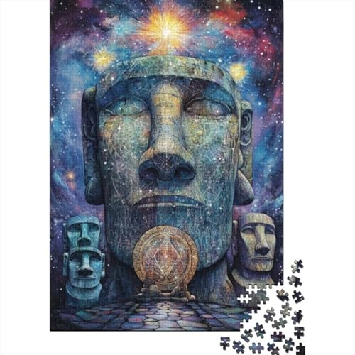 500-teilige Holzpuzzles Für Erwachsene Easter Island Statues 500-teilige Puzzles, Lernspiele Für Erwachsene 500pcs (52x38cm) von KHHKJBVCE