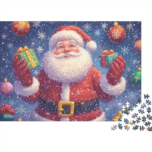 500-teilige Holzpuzzles Für Erwachsene Father Christmas Puzzles 500 Teile Puzzle 500pcs (52x38cm) von KHHKJBVCE