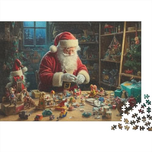 500-teilige Holzpuzzles Für Erwachsene Merry Chrismas Puzzles 500 Teile Puzzle 500pcs (52x38cm) von KHHKJBVCE