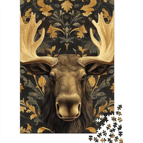 500-teilige Holzpuzzles Für Erwachsene Moose Puzzles 500 Teile Puzzle 500pcs (52x38cm) von KHHKJBVCE