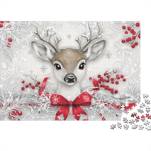 500-teilige Puzzles Für Erwachsene Christmas Deer Puzzles 500 Teile Puzzle Für Erwachsene 500pcs (52x38cm) von KHHKJBVCE