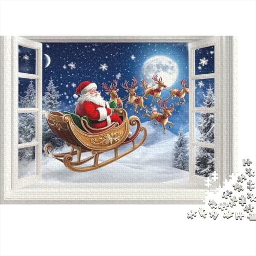 500-teilige Puzzles Für Erwachsene Father Christmas Puzzles 500 Teile Familien-Puzzlespielzeug 500pcs (52x38cm) von KHHKJBVCE