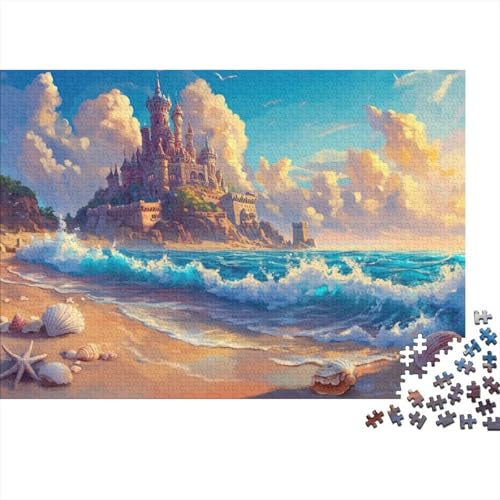 Beach 300-teilige Puzzles Für Erwachsene. Puzzles Mit 300 Teilen. Anspruchsvolle Puzzles Für Erwachsene. 300-teilige Puzzles Für Erwachsene Und Kinder Ab 12 Jahren 300pcs (40x28cm) von KHHKJBVCE