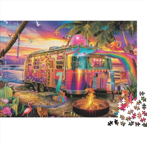 Beach Camper (1) Puzzle 500 Teile Puzzle Für Erwachsene Puzzle 500 Teile Lernspiele Für Erwachsene 500 Puzzles Für Erwachsene Spielzeug Und Spiele 500pcs (52x38cm) von KHHKJBVCE