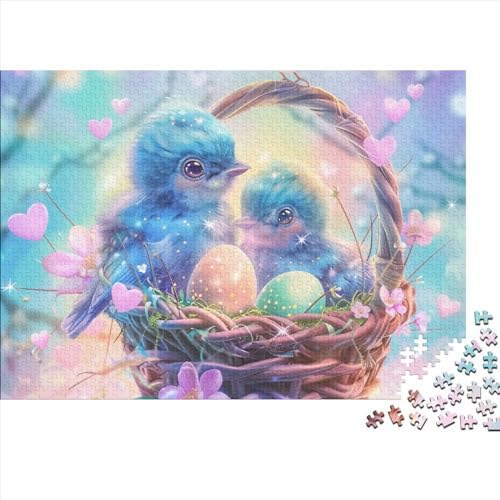 Beautiful Bird Puzzle 1000 Teile Erwachsenenpuzzles Kunstpuzzle 1000 Teile Puzzles 1000 Teile Jedes Teil Ist EIN Unikat. Geeignet Für Kinder Ab 12 Jahren 1000pcs (75x50cm) von KHHKJBVCE