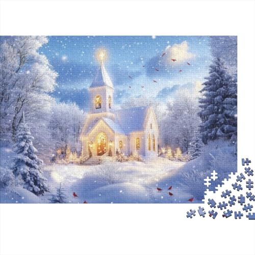 Beautiful Church 300-teilige Puzzles Für Erwachsene Puzzles 300 Teile Heimdekorationspuzzle300 Puzzles Für Erwachsene Spielzeug Und Spiele 300pcs (40x28cm) von KHHKJBVCE