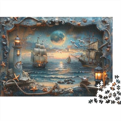 Beautiful Lighthouse (3) Puzzle 1000 Teile Puzzle Für Erwachsene Puzzle 1000 Teile Lernspiele Für Erwachsene 1000 Puzzles Für Erwachsene Spielzeug Und Spiele 1000pcs (75x50cm) von KHHKJBVCE