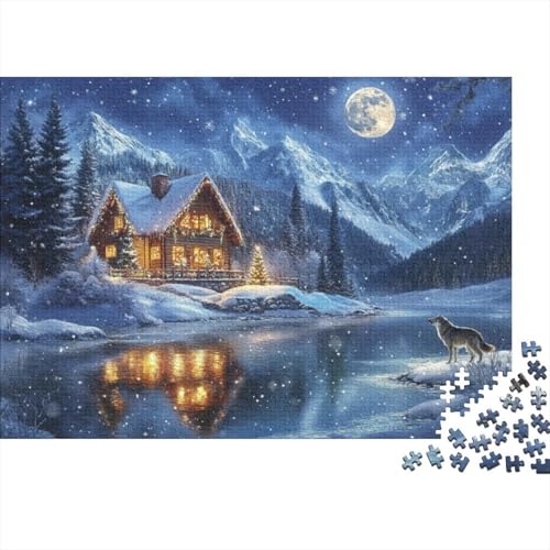 Beautiful Night View 300-teiliges Puzzle Für Erwachsene Puzzle 300-teiliges Impossible-Puzzle 300-teiliges Puzzle Für Erwachsene Spielzeug Und Spiele 300pcs (40x28cm) von KHHKJBVCE