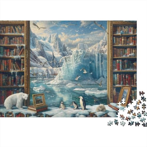 Beautiful Polar Bear (2) Puzzle Für Erwachsene, 500 Teile, Puzzle, 500 Teile, Heimdekorationspuzzle, 500 Teile, Puzzle Für Erwachsene Und Kinder Ab 12 Jahren 500pcs (52x38cm) von KHHKJBVCE