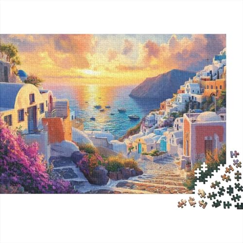 Beautiful Sunset 500-teilige Puzzles Für Erwachsene. Puzzles Mit 500 Teilen. Lernspiele Für Erwachsene. 500-teilige Puzzles Für Erwachsene. Spielzeug Und Spiele 500pcs (52x38cm) von KHHKJBVCE