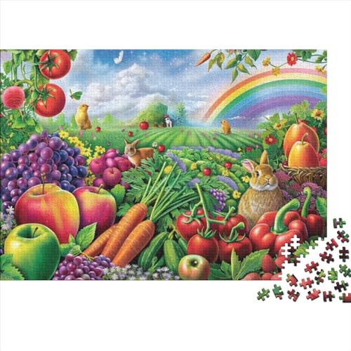 Beautiful Vegetable Garden 300-teiliges Holzpuzzle Kunstpuzzle 300-teiliges Puzzle 300-teiliges Puzzle Familienstress Abbauen Geeignet Für Kinder Ab 12 Jahren 300pcs (40x28cm) von KHHKJBVCE
