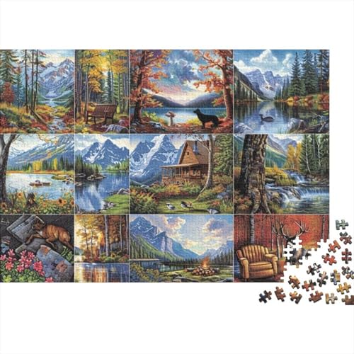 Classic Oil Painting 1000-teilige Puzzles Für Erwachsene 1000-teilige Puzzles Lernspiele Für Erwachsene 1000-teilige Puzzles Spielzeug Und Spiele 1000pcs (75x50cm) von KHHKJBVCE