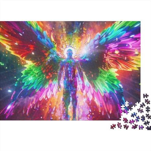 Colored Angel Puzzle Mit 1000 Teilen Für Erwachsene. Puzzle Mit 1000 Teilen. Lernspiele Für Erwachsene. Puzzle Mit 1000 Teilen Für Erwachsene Für Erwachsene Und Kinder Ab 12 Jahren 1000pcs (75x50cm) von KHHKJBVCE