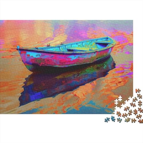 Colorful Boats (2) 500-teilige Puzzles Für Erwachsene. 500-teilige Puzzles Zum Stressabbau. 500-teilige Puzzles Für Erwachsene. Spielzeug Und Spiele 500pcs (52x38cm) von KHHKJBVCE