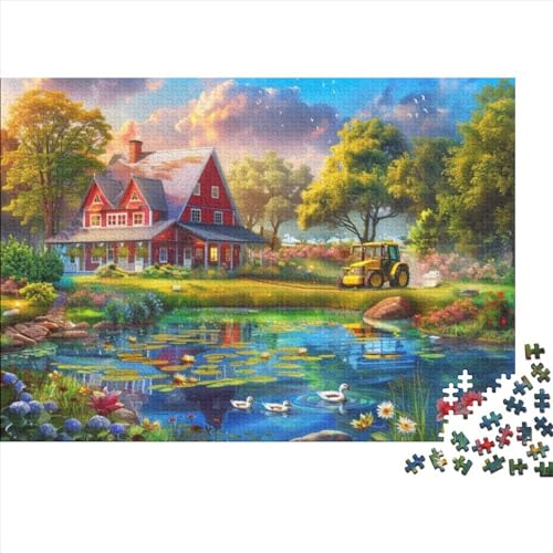 Colorful Farmhouse (2) Puzzle 500 Teile Puzzle Für Erwachsene 500 Teile Puzzle Heimdekorationspuzzle 500 Puzzles Für Erwachsene Für Erwachsene Und Kinder Ab 12 Jahren 500pcs (52x38cm) von KHHKJBVCE